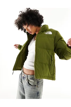The North Face 92 Nuptse - Piumino oliva in tessuto ripstop