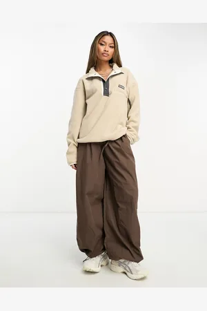 Columbia Helvetia - Pile beige con abbottonatura corta