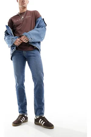 SELECTED Jeans slim lavaggio medio