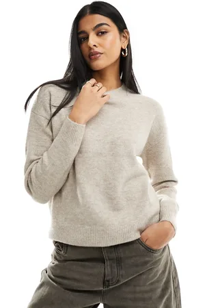 New Look Maglione girocollo beige