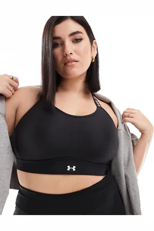 Under Armour Plus - Reggiseno sportivo a sostegno medio con incrocio sul retro