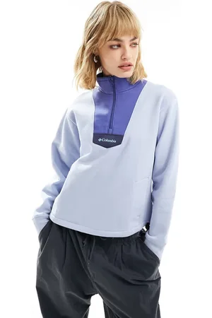 Columbia Lodge - Felpa chiaro con zip corta
