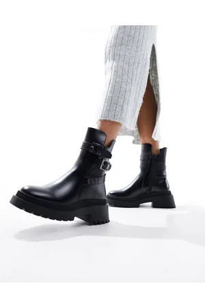 Elle Stivaletti biker neri