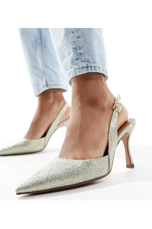 ASOS Samber 2 - Scarpe con tacco a spillo e cinturino posteriore color glitterato