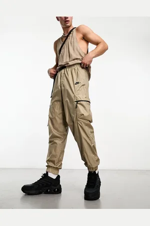 Nike Tech - Pantaloni cargo foderati kaki
