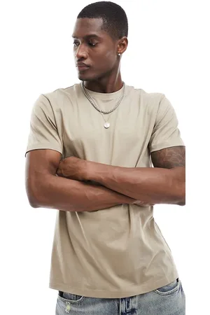 New Look T-shirt girocollo grigio pietra