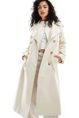& OTHER STORIES Trench comodo con cintura beige