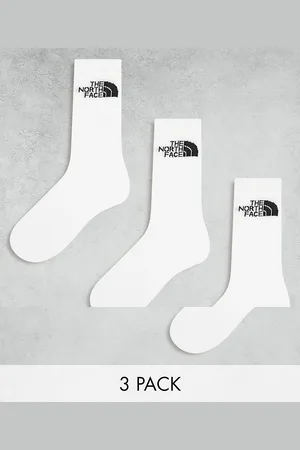 The North Face Simple Dome - Confezione da 3 paia di calzini bianchi con logo