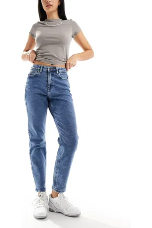 Noisy May Moni - Jeans dritti a vita alta lavaggio medio