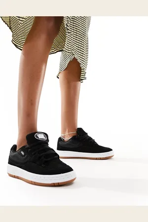Vans Speed - Sneakers bianche e nere con suola spessa