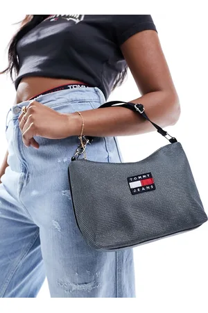 Tommy Hilfiger Party - Borsa da spalla nera con logo