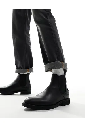 AllSaints Creed - Stivaletti Chelsea in pelle nera