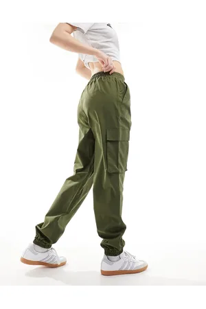 Pieces® Weekday - Pantaloni cargo verde kaki