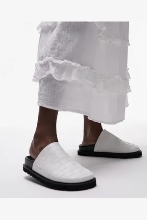 Topshop Beau - Sabot intrecciati bianchi