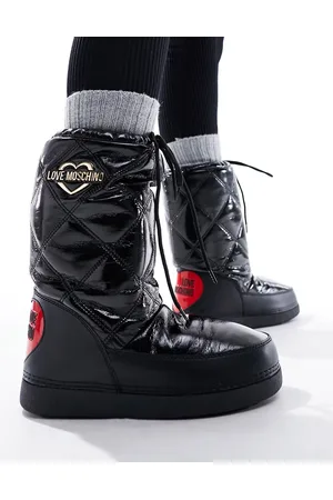 Moschino Tall - Stivaletti neri imbottiti