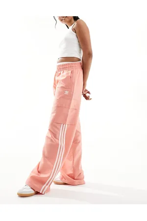 adidas Pantaloni cargo color argilla con 3 strisce
