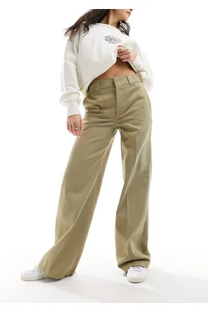 Dickies Pantaloni a fondo ampio color cuoio beige