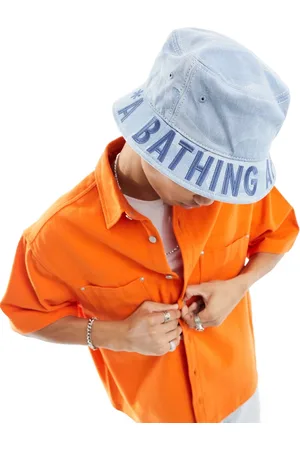 A Bathing Ape AAPE BY A BATHING APE - Cappello da pescatore mimetico in denim