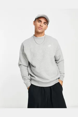 Nike Club - Felpa unisex grigia girocollo