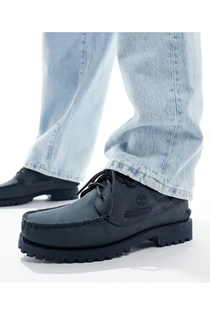 Timberland Authentic - Scarpe da barca classiche con 3 occhielli navy triplo