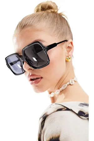 Jeepers Peepers Occhiali da sole squadrati oversize neri
