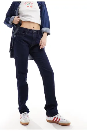 Stradivarius STR - Jeans dritti comodi scuro