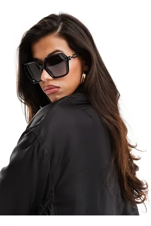 Jeepers Peepers Occhiali da sole oversize neri