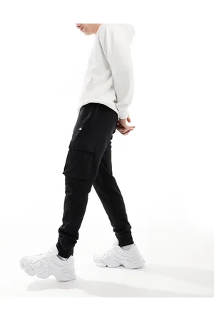 Champion Pantaloni cargo neri con polsino