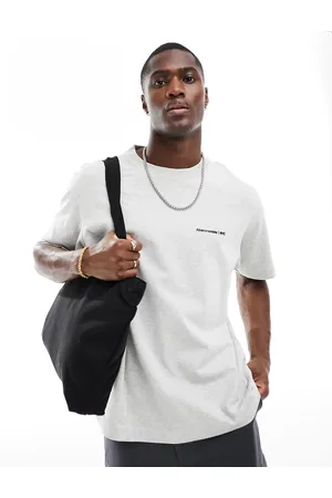 Abercrombie & Fitch T-shirt mélange con logo micro sul davanti