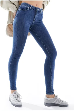 ONLY Jeans skinny push-up color denim scuro