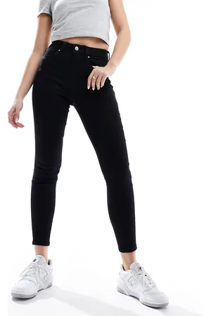 ONLY Jeans skinny a vita alta neri