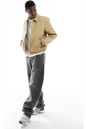 River Island Giacca harrington color pietra medio
