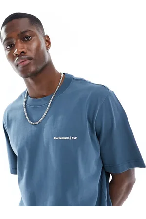 Abercrombie & Fitch T-shirt medio con logo micro sul davanti e sul retro