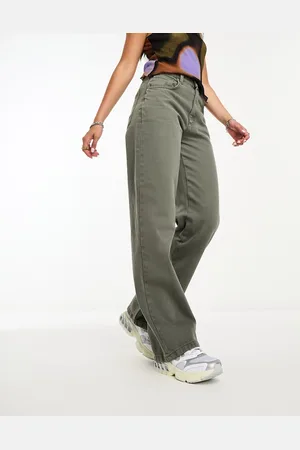 Cotton On Cotton On - Jeans dritti ampi fumo