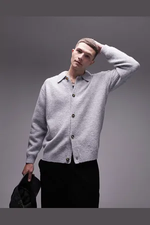 Topman Cardigan in maglia con bottoni