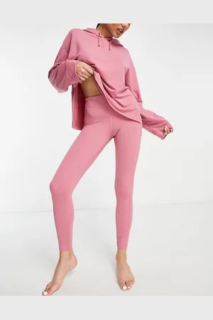 Nike Nike - Yoga Dri-FIT - Leggings cropped a vita alta con pannello