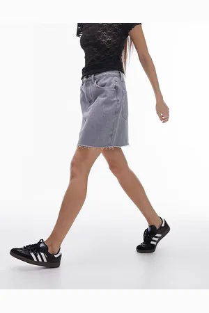 Topshop Microgonna in denim colomba