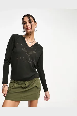 Cotton On Cotton On - Top a maniche lunghe raglan lavorato a nido d