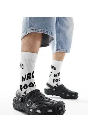 Crocs Zoccoli classici neri con motivo geometrico