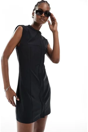 MANGO Vestito senza maniche con zip scuro