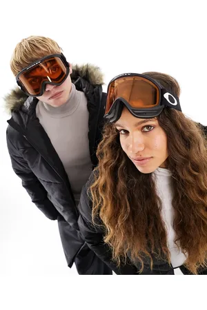 Oakley O-Frame 2.0 - Maschera da sci nera e arancione