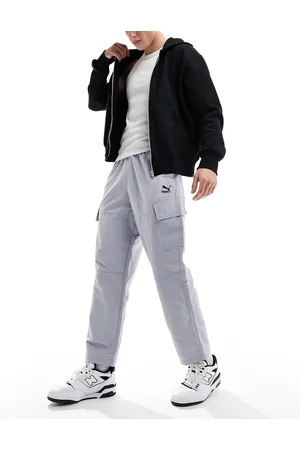 PUMA Classics - Pantaloni cargo grigi
