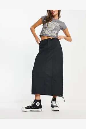 Cotton On Cotton On - Jordan - Gonna lunga cargo nera