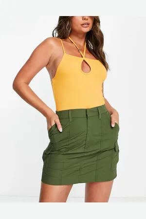 Cotton On Cotton On - Minigonna cargo kaki