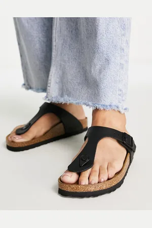 Birkenstock Gizeh - Sandali infradito neri birko-flor