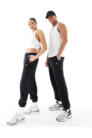 Champion Joggers unisex neri con fondo elasticizzato