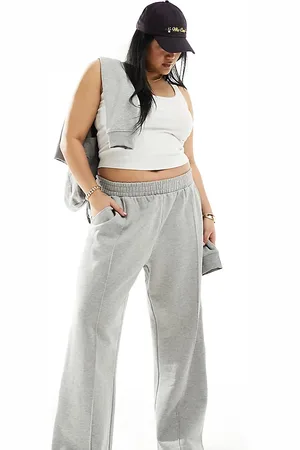ASOS ASOS DESIGN Curve - Joggers dritti pesanti con pinces