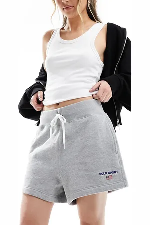 Ralph Lauren Sport Capsule - Pantaloncini in jersey grigi con logo