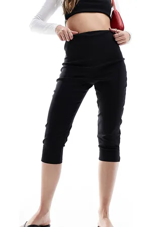 Miss Selfridge Pantaloni Capri neri