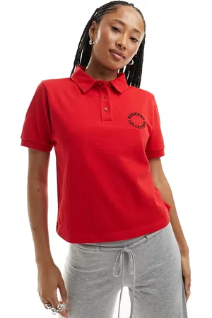 ASOS ASOS DESIGN - Weekend Collective - Polo rossa con logo